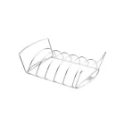 Weber Premium Spare-Rib-Halter & Bratenkorb