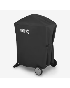 Weber Premium Abdeckhaube - Für die Q-100/-1000/-200/-2000-Series mit Stand und tragbarem Rollwagen