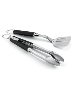 Weber Grillbesteck 2-teilig Kompakt Edelstahl