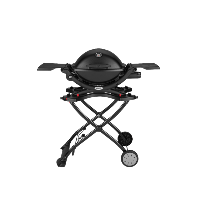 Weber gasgrill q 1200 mobil blackline m rollwagen